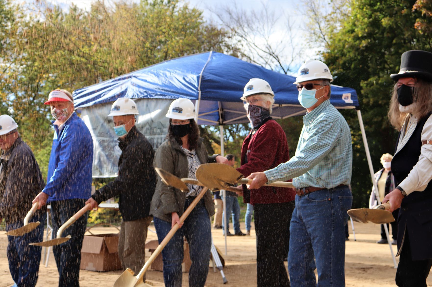 Chippewa Area History Center groundbreaking